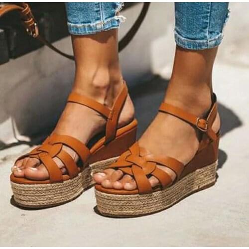 Platform wedge sandals women summer shoes platform high heels open toe sandals platform sandals women shoes