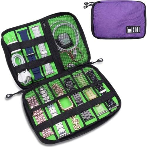 Gadget Cable Organizer Storage Bag Travel Electronic Accessories Cable Pouch Case USB Charger Power Bank Holder Digitals Kit Bag