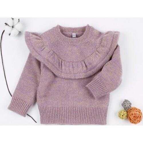 Auutmn and Winter New Kids Girls Knit Sweater