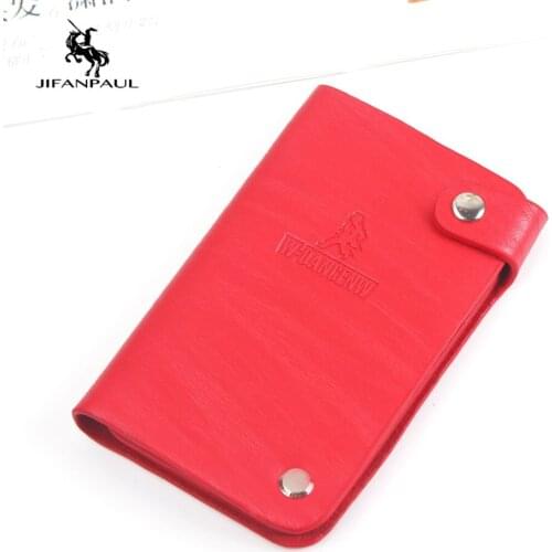 JIFANPAUL Multi-card manufacturers custom mens and womens wallets wholesale drivers license sets advanced card package