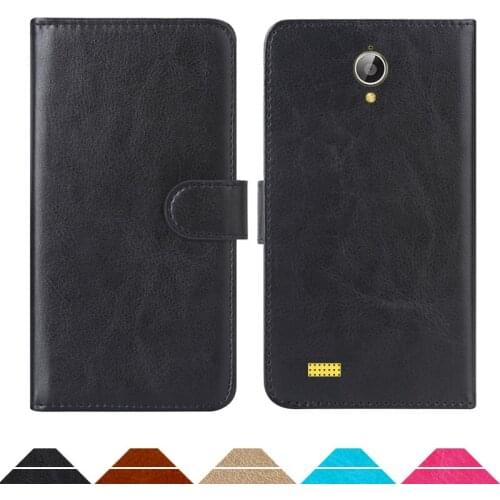 Luxury Wallet Case For TP-Link Neffos Y50 PU Leather Retro Flip Cover Magnetic Fashion Cases Strap