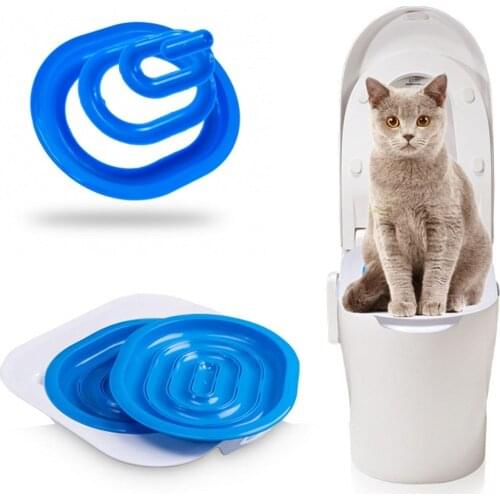 Cat Toilet Seat Training Kit Puppy Litter Potty Tray Mat 40*40*3.5cm Pet Cleaning Supplies Cat Manufacturers Toilet Seat Trainin
