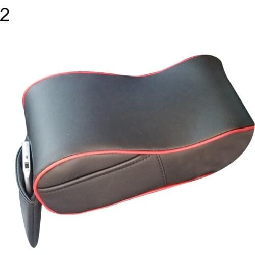 Stylish Car Central Console Armrest Box Soft Heighten Pad Cushion with Pocket Car Armrest Box Pad