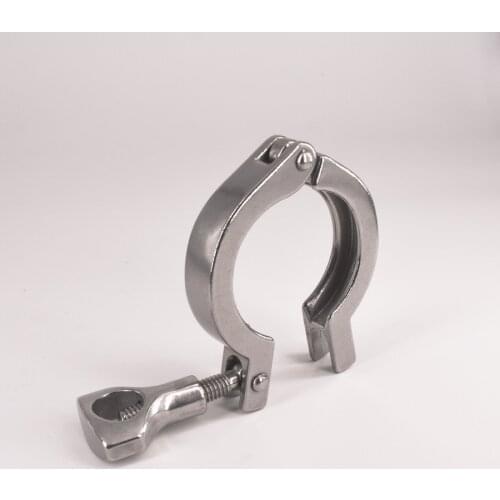 Heavy Duty 2" Tri Clamp SUS 304 Stainless Steel Sanitary Fitting Home Brewing Beer 64mm Ferrule O/D