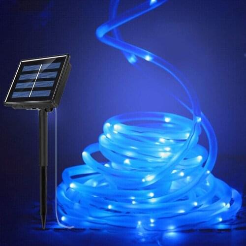 7/12M Solar Led String Light Waterproof Outdoor RGB Rope Tube Luzes De Natal Garden Fence Landscape Garland Xmas Wedding Decor