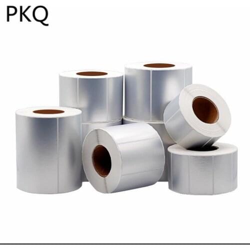 20mm Adhesive Label Sticker PET/PVC Blank Sticker Thermal Transfer Printer Stickers Waterproof Print Supplies