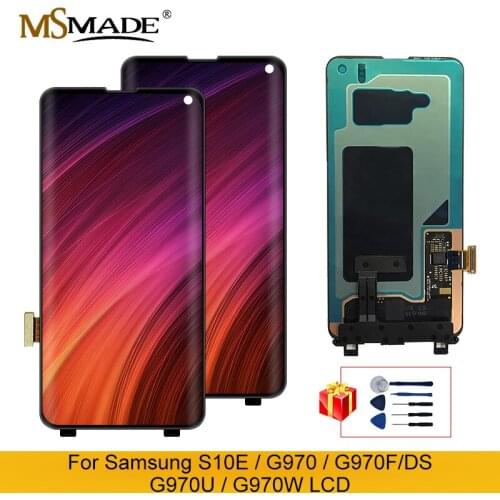 Original For Samsung Galaxy S10E Display G970F/DS G970U LCD G970F/DS G970U LCD Display Touch Sreen Digitizer Replacement Parts