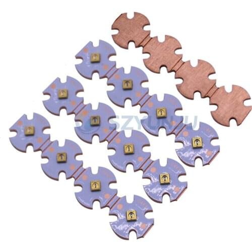 1W UVC UV-C LED 3838 250nm 270nm 310nm 5V-7V 150mA Ultra Violet Lamp with PCB Copper Light Board 1Pcs