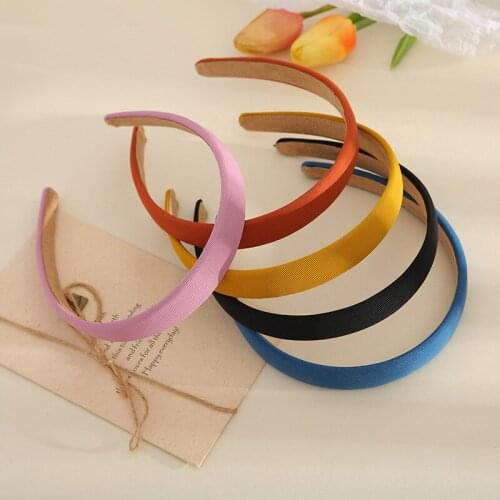 Korean Hair Accessories, Hair Band, Fabric Hairpin, Solid Color Ins Headband, Girl Headdress Cute Mask for Face Women