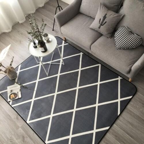 Large Size Flannel Soft Carpet Area Rugs Slip Resistant Floor Mats For Parlor Living Room Bedroom Home Supplies
