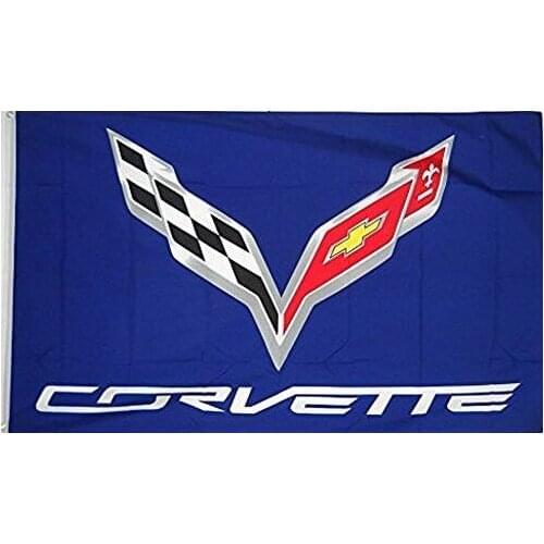 Chevrolet Blue Bowtie Car Flag 3' x 5' Indoor Outdoor Banner 01