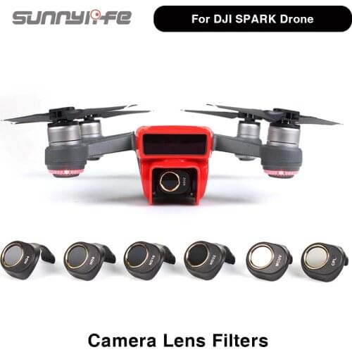 Sunnylife Camera Lens Filters For DJI SPARK CPL MCUV ND ND16 ND32 Filter Set Not Affect Gimbal Self-inspection Drone Accessories
