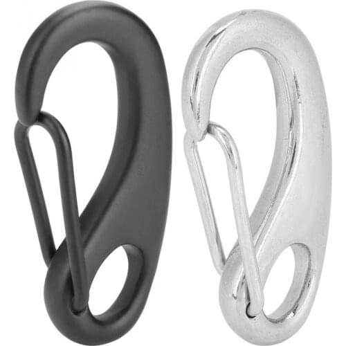 50/70mm Scuba Diving Snap Hook Clip Egg Quick Link Carabiner Stainless Steel Diving Belt Safety Hook Swim Snorkelling Accessory
