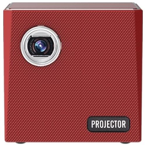 2021 Mini Cube Pocket DLP Projector C80 WVGA854*480p Auto Keystone Android7.1 chargeable Mini Beamer home theater support 4k