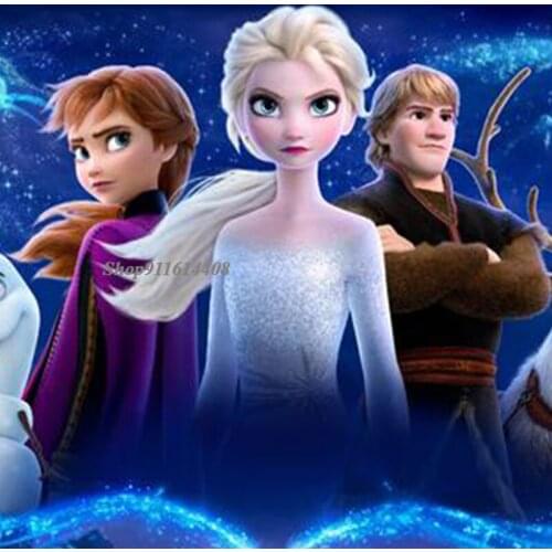 Disney Canvas Painting Modern Classic Anime Frozen Peicess Anna Posters Prints Wall Art Pictures for Kids Living Room Home Decor