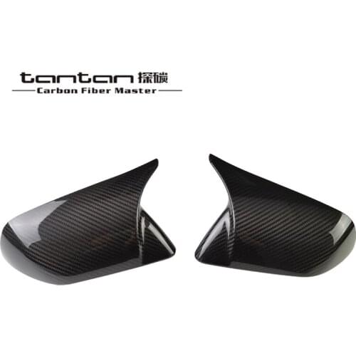 Mirror Covers Caps Tantan Carbon Fiber Parts Applicable For Ford Mustang Automobiles Interior Accessories Stickers
