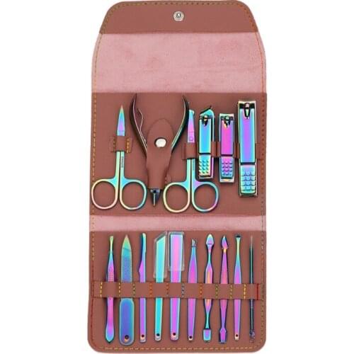 Manicure Set Nail Clippers Pedicure Kit Stainless Steel Nail Cutter Care Tools Professional Grooming Kits