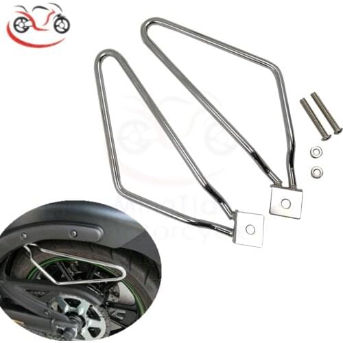 Saddlebag Support Bracket Side Mount Trunk Bag Holder for Harley Sportster Dyna Fat Bob FXDF X48 72 XL 883 1200 Iron XL883N