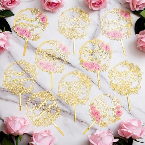 PARTY SPACE Wedding Cake Decorations