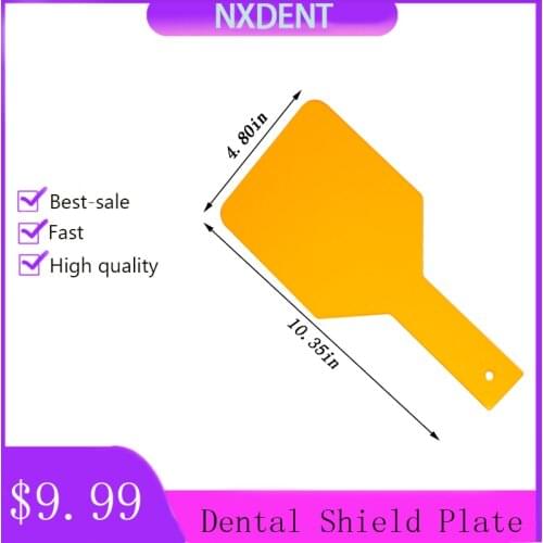Dental Shield Plate Hand-held Eye-protective Board Curing Light Teeth Shields Dentist Tools Light Filter Paddle