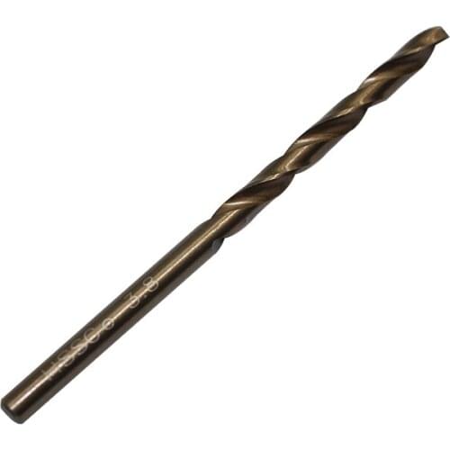 10PCS M35 3.8mm with cobalt straight shank twist drill for metal plastic wood straight shank high speed twist drill drill bit