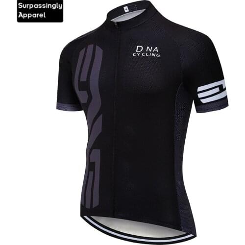 2019 6XL Black Custom Cycling Team Clothing Bike Jersey Mens Bicycle Short Sleeve Pro Cycling Jerseys Bike Top Maillot Summer