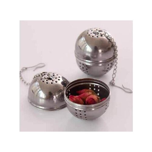 500pcs Stainless Steel Tea Infuser Ball Shaped Tea Strainer Mesh Tea Filter Spoon Locking Spice Ball