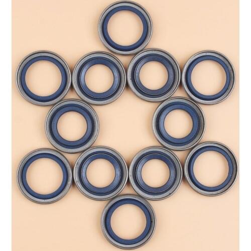 6Set Crankshaft Oil Seal For Husqvarna 362 365 371 372 372XP 371K 375K Jonsered 2065 2071 2171 Chainsaw Spare Parts