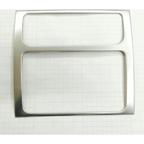 For VW Volkswagen Touran 2005-10 11 12 13 14 2015 accessories Stainless steel Car Central Control Panel decoration Cover Trim