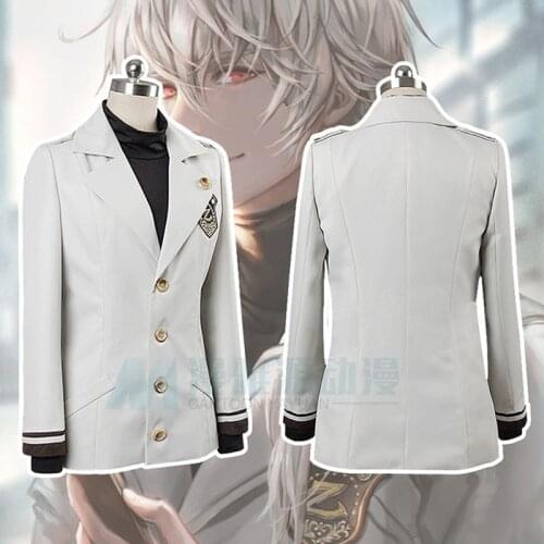 Anime Mystic Messenger uniform Zen Heat Resistant Cosplay Costume for women men Coat / Shirt couples costumes for adults