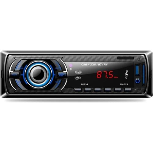 Bluetooth car MP3 Player card machine U disk Built-in radio FM tuner Double USB Port Front AUX Audio I