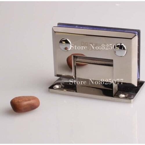 Free shipping High Quality Mirror 90 Degrees open Stainless Steel 304 Wall Mount Glass Shower Door Hinge Hypotenuse Hinge HM157