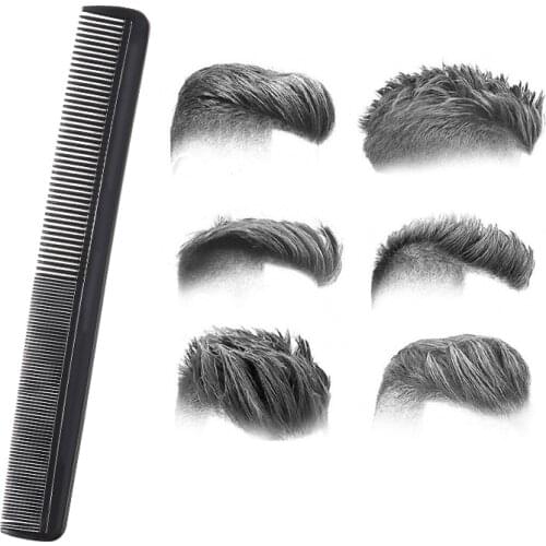 Black Straight Hair Comb Portable Styling Comb Anti-static Hair Detangler Comb Professional High Quality Stylist Tool