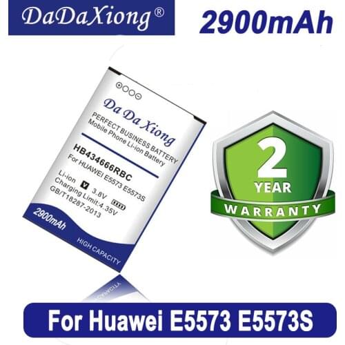 Da Da Xiong 2600mAh HB434666RBC Battery for Huawei E5573 E5573S E5573S-32 E5573S-320 E5573S-606 E5573S-806 Phone Battery
