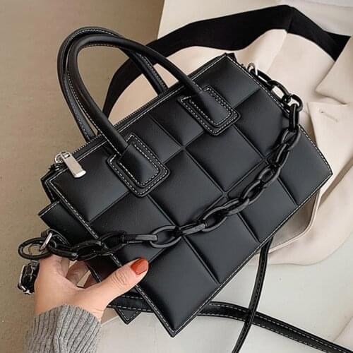 Elegant Female Tote Bag 2021 Fashion New High quality PU Leather Womens Designer Handbags Vintage Women Shoulder Crossbody Bags