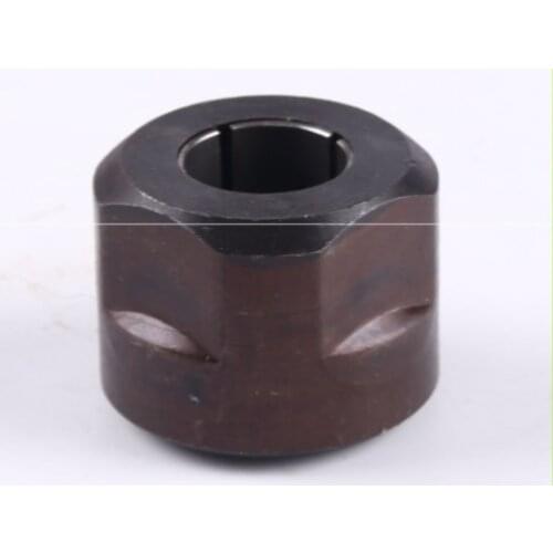 12.7mm Black Metal 1/2" Collet Nut Plunge Router Parts for Makita 3612 Engraving Machine plunge router 20 x 27mm