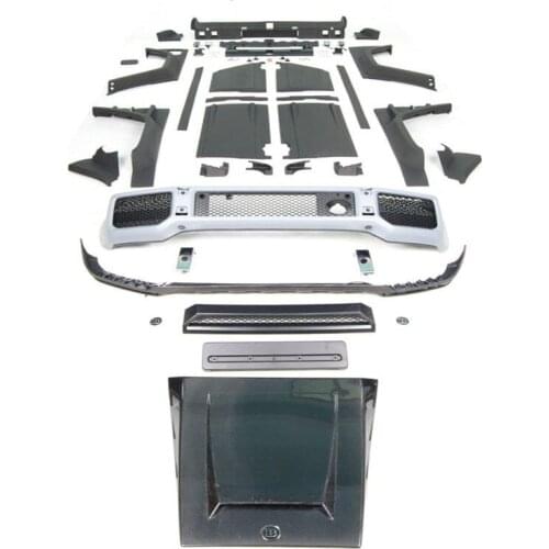 G class w463 G63 wide B style body kits for G63 G65 with front bumper hood scoop rear bumper door plank