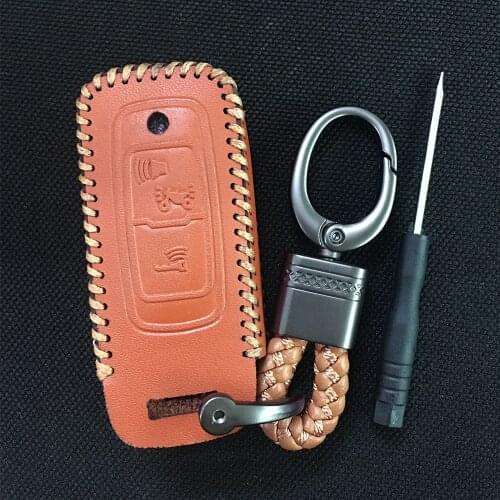 Leather Key Holder Shell Case For For Honda PCX 160 PCX160 Key Cover Keyless Skin Case Accessories Motorcycles Key Cover 2021