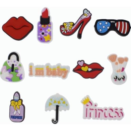 Cute Cartoon Shoe Charms Jeans Accessories Decorations Fashion Girls for Crocs Jibz Kids Party Gifts Shoe Accessory Decoration