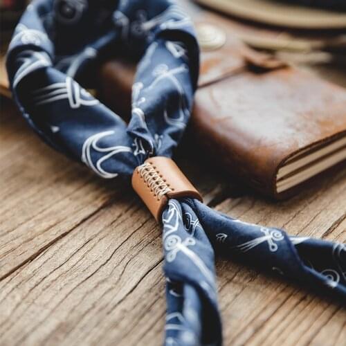 Maden Mens Retro Cashew Flower Square Scarf Literary Vintage Wild Chic Headscarf Male