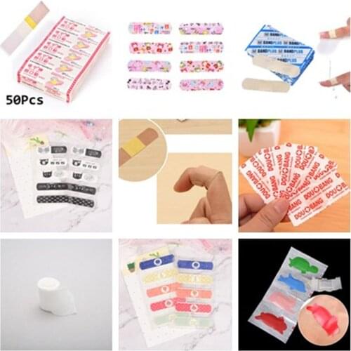 1/10/20/30/50pcs Waterproof Adhesive Bandage First Aid Breathable First Aid Kit Medical Hemostatic Stickers Kids Children Adult
