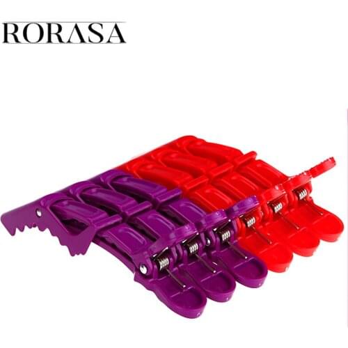 12 Pcs Pro Hair Clip Salon Hairdressing Tools Hair Aligator Clips For Hair Sectioning Hairdressing Tools Crocodile Shaped