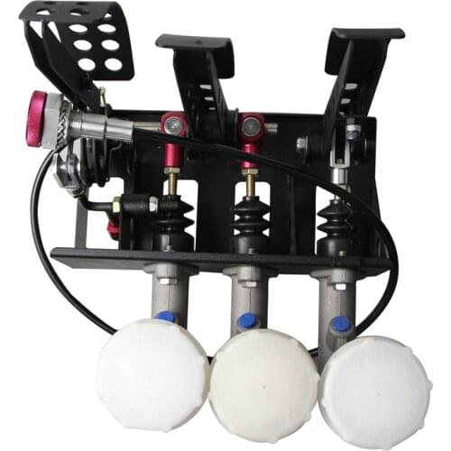 MOFE Products SPECIAL OFFER Floor Mounted Hydraulic Clutch Pedal Box With Balance Dash Adjuster+3 Plastic oil tank