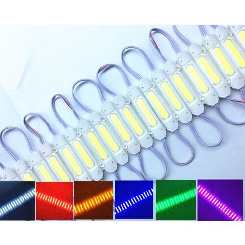 Led modules lighting Waterproof 5730 3LEDs Injection molding LED Module super bright white/warm white /red/green 20pcs 12V