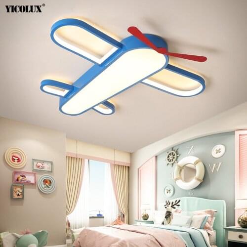 Air Plane style bedroom lamp macaron ceiling lamp simple modern creative living room children room bedroom room lamp