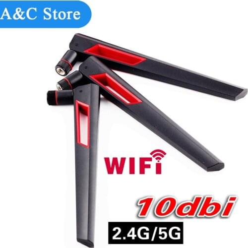 Omni-Directional Wi-Fi Long Range Dual Band 10 Dbi Antenna 2.4/5Ghz 802.11n/b/g 4pcs/lot