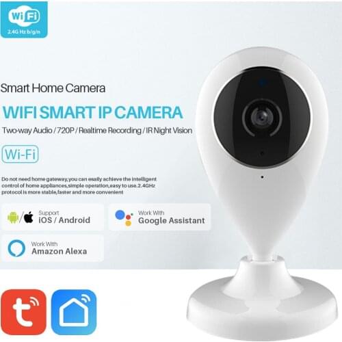 WiFi IP Camera Wireless Smart Home Security Surveillance Smart Life APP Control Two Way Audio Works With Alexa Echo Google Home