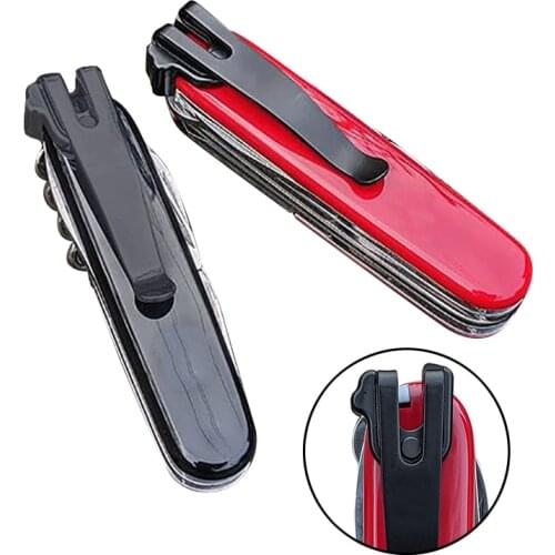 Back Clip Stainless Steel Deep Carry Pocket Clip Accessories For 91mm Victorinox Swiss Army Back Clip Dropshipping New