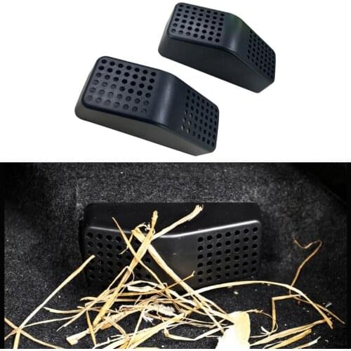 2PCS Car Rear Seat Air Vent Outlet Protective Cover Decorative Frame for Toyota Corolla 12th 2018-2021 E210 Car Accessories