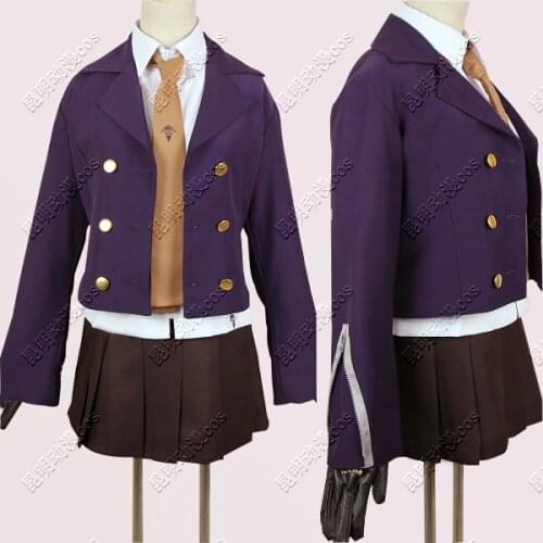 2017 2017 Danganronpa Kirigiri Kyouko cosplay Costume Anime Cosplay Dress